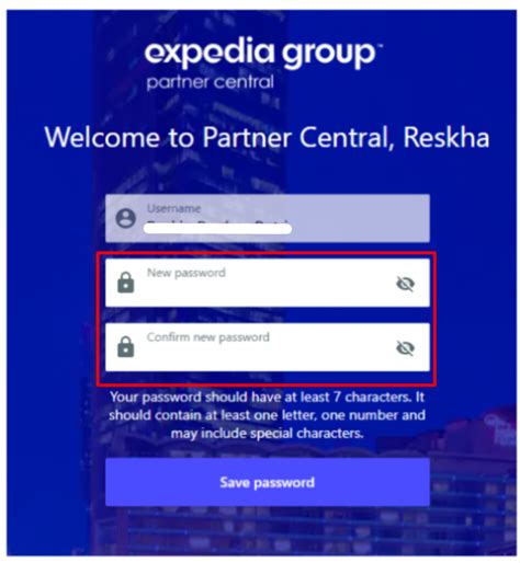 expedia extranet login my account.